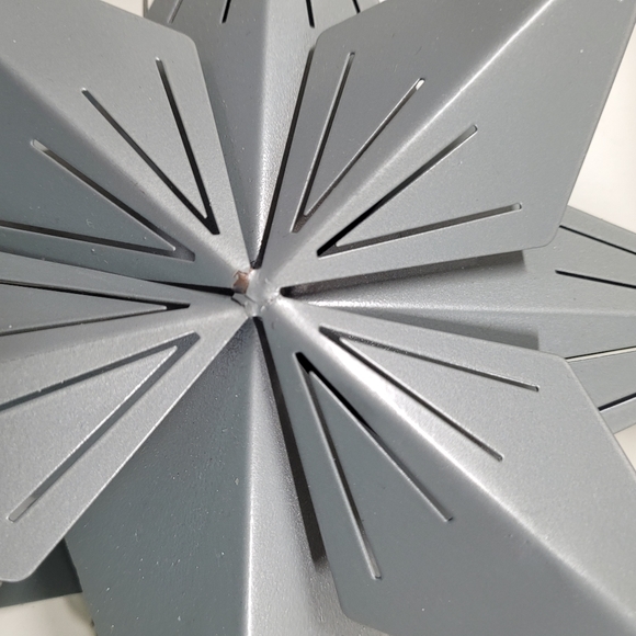 HEARTH & HAND WITH MAGNOLIA CHRISTMAS TREE TOPPER STAR SILVER METAL - Picture 10 of 16